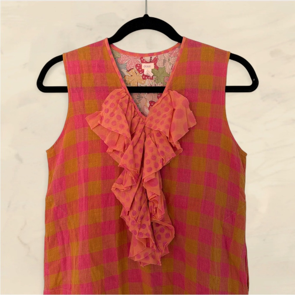 DOSA COTTON RUFFLE DRESS - Picture 5 of 5